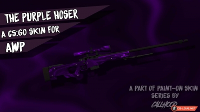 Скачать модель AWP "The Purple Hoser" для CS:GO