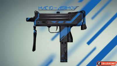 Скачать модель оружия MAC-10 Азимов для CS 1.6