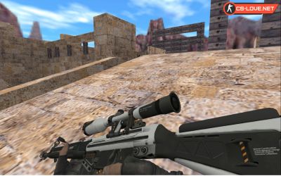 Скачать модель оружия  HD G3SG1 Bulletproof для CS 1.6