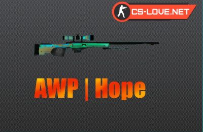 Скачать модель оружия AWP Hope для CS 1.6