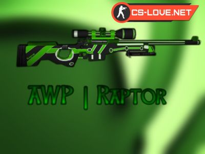 Скачать модель оружия AWP Raptor для CS 1.6