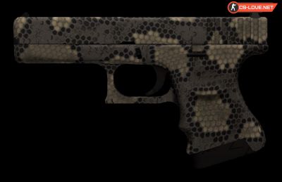 Скачать модель оружия Glock Death Rattle (Гремучая смерть) для CS 1.6