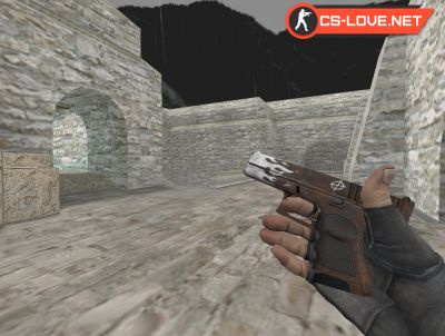 Скачать модель оружия HD Glock Oxid Blaze для CS 1.6