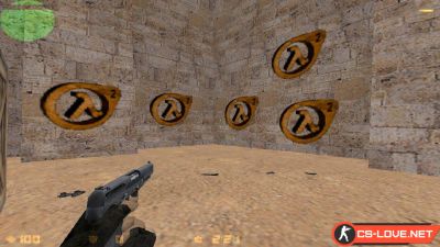 Скачать логотип 3D Half-Life 2 Logo для CS 1.6