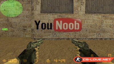Скачать логотип YouNoob для CS 1.6
