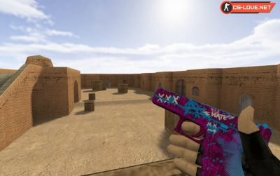 Скачать модель оружия HD Glock Riot (Бунт) для CS 1.6