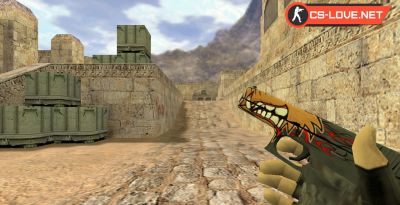 Скачать модель оружия HD Glock Piggy для CS 1.6
