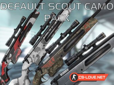 Скачать модель оружия Scout "4 in 1 Scout Pack Edition" для CSS
