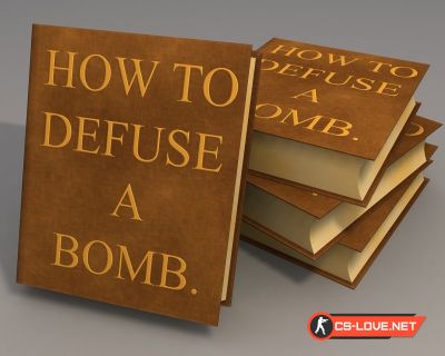 Скачать модель Defuse Kit "How to defuse a bomb book." для CSS
