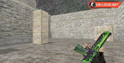 Скачать модель оружия HD Deagle Toxicator для CS 1.6
