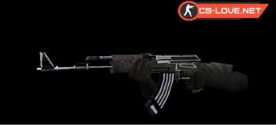 Скачать модель оружия AK-47 Бандит для CS 1.6