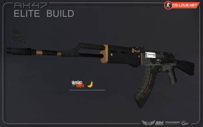 Скачать модель оружия AK-47 Elite Build для CS 1.6