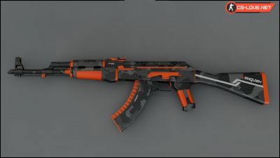 Скачать модель оружия AK-47 Vanquish для CS 1.6