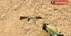 Модель AK-47 Case Hardened (с анимацией) для CS 1.6 - Изображение №21