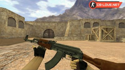 Скачать модель оружия AK-47 из CS:GO (с анимацией) для CS 1.6