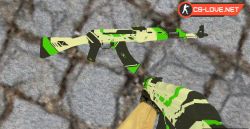 Скачать модель оружия HD AK-47 Green Asiimov для КС 1.6 - Изображение №21
