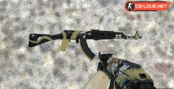 Скачать модель оружия HD AK-47 Dragon Gold для КС 1.6 - Изображение №21