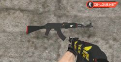 Модель оружия HD AK-47 Redline с наклейками для КС 1.6 - Изображение №21