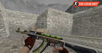 Скачать модель оружия HD AK-47 The Legacy для CS 1.6