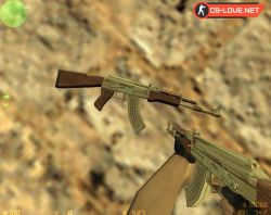 Скачать модель оружия AK-47 Cenizo Golden для КС 1.6 - Изображение №21