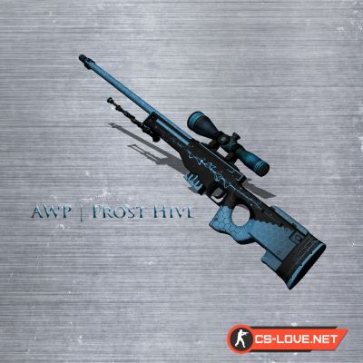Скачать модель оружия AWP "AWP | Frost Hive" для CSGO