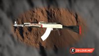 Скачать модель оружия АК-47 "AK-47 | Red Rose" для CSGO - Изображение №17