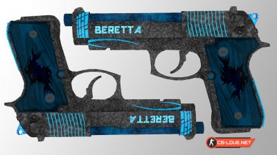 Скачать модель оружия Dual Elites "Dual Berettas Velocity" для CSGO