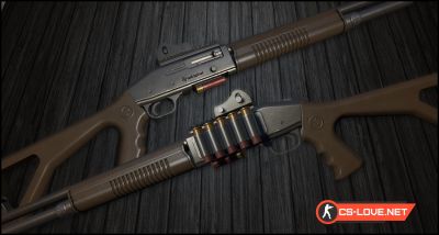 Скачать модель оружия XM1014 "Remington 590" для CSS