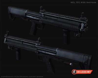 Скачать модель оружия Nova "Kel Tec KSG" для CSGO