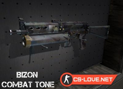 Скачать модель оружия Bizon "Bizon - Combat Tone" для CSGO