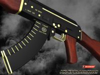 Скачать модель оружия АК-47 "AK 47 Black Holy" для CSGO - Изображение №20
