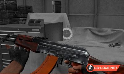 Скачать модель оружия АК-47 "AK-47 : Shellac" для CSGO