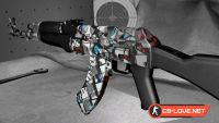Скачать модель оружия АК-47 "AK47 Ruby & Diamond" для CSGO - Изображение №16