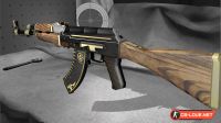Скачать модель оружия АК-47 "AK-47 | Gold Legend |" для CSGO - Изображение №17