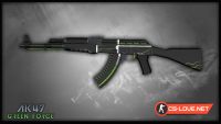 Скачать модель оружия АК-47 "Ak-47 | Green Force" для CSGO - Изображение №17