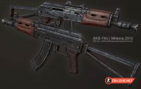 Скачать модель оружия АК-47 "Millenia's AKS-74U" для CSGO - Изображение №16