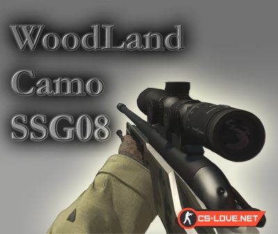 Скачать модель оружия SSG 08 "Woodland Camo ssg08" для CSGO