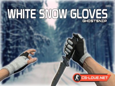 Скачать перчатки и руки "White Snow Gloves" для CSS