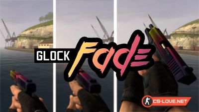 Скачать модель оружия Glock "-Glock Fade- CS:GO" для CSS