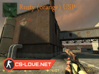 Скачать модель оружия USP "Rusty (orange) USP" для CSS