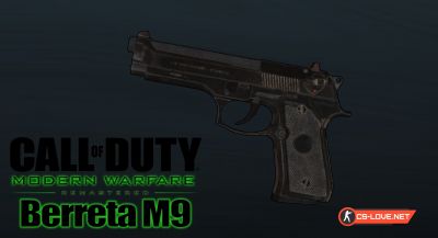 Скачать модель оружия Sig P228 "MWR Berreta M9" для CSS