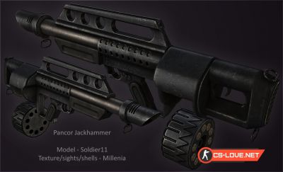 Скачать модель оружия XM1014 "Pancor Jackhammer" для CSS