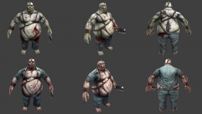Скачать модель игрока "Heavy Zombie" для CSGO
