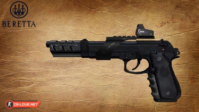 Скачать модель оружия TMP "Tactical Beretta." для CSS