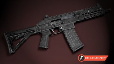 Скачать модель оружия АК-47 "classified assault rifle" для CSS