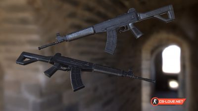 Скачать модель оружия АК-47 "Captiva And Hemingway's Norinco QBZ-03" для CSS