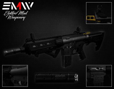 Скачать модель оружия M4A1 "EMW-17" для CSS