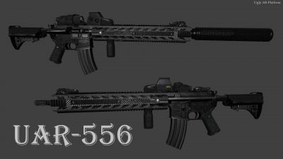 Скачать модель оружия M4A1 "UAR-556" для CSS