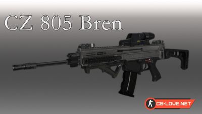 Скачать модель оружия SIG-552 "CZ-805 Bren" для CSS