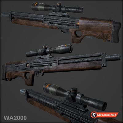 Скачать модель оружия SG 550 "Walther 2000" для CSS